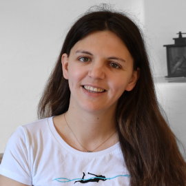 Ein Portrait-Foto von Verena Haider